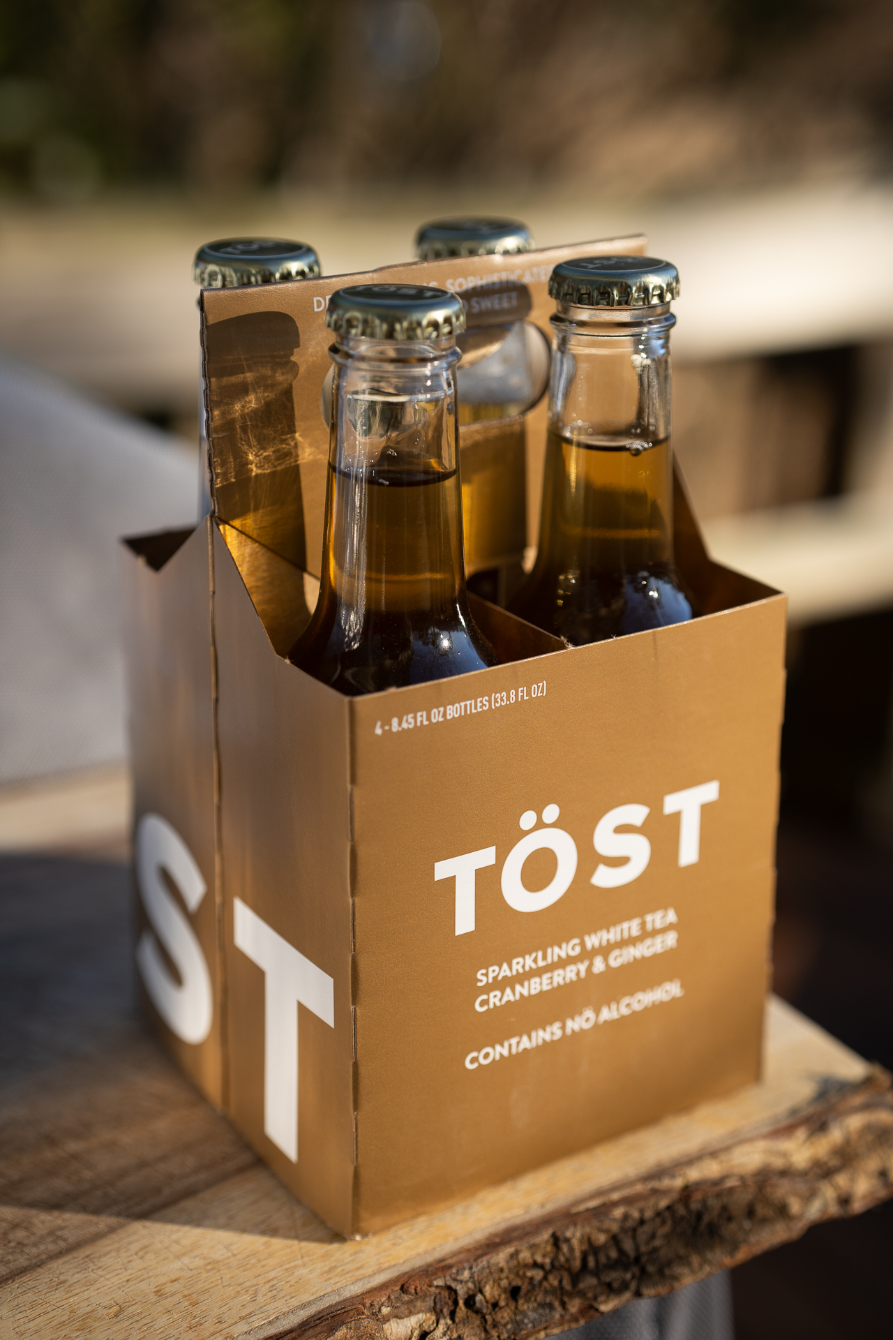TÖST Cranberry Ginger — 8.45 fl oz Bottle (4-pack)