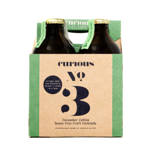 [4-pack] Curious Elixir 3: Non-Alcoholic Cucumber Tom Collins