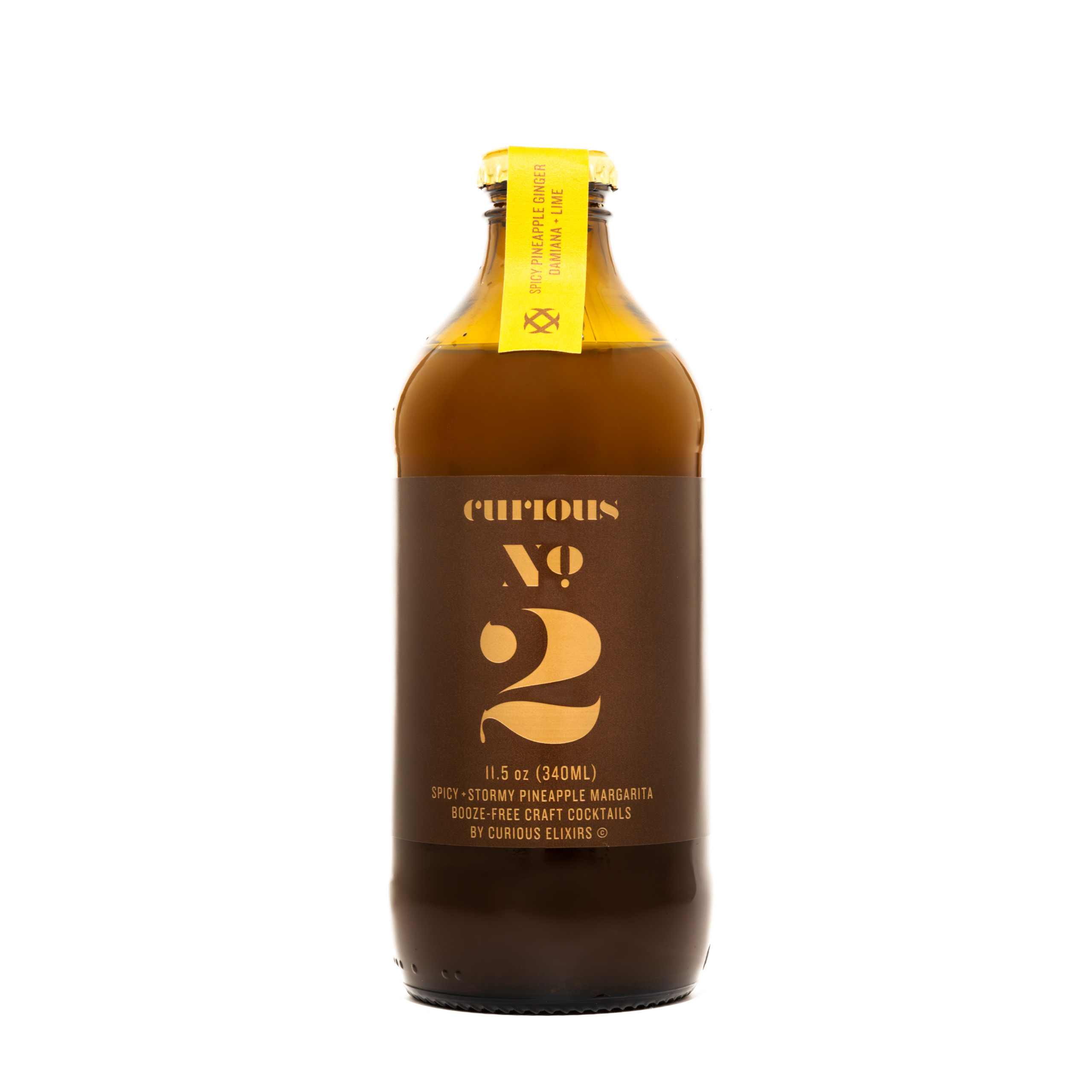 Curious Elixir 2: Non-Alcoholic Spicy Pineapple Ginger Margarita